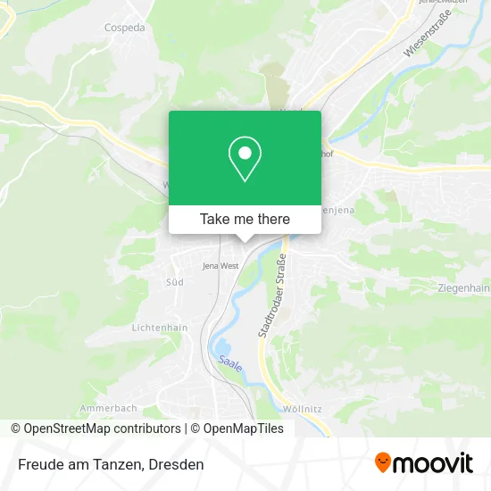 Карта Freude am Tanzen