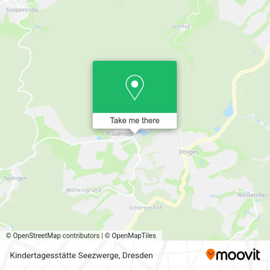 Карта Kindertagesstätte Seezwerge