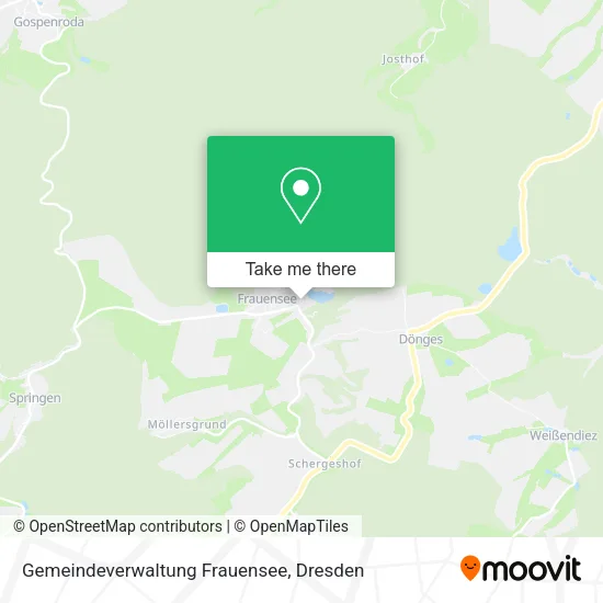 Карта Gemeindeverwaltung Frauensee
