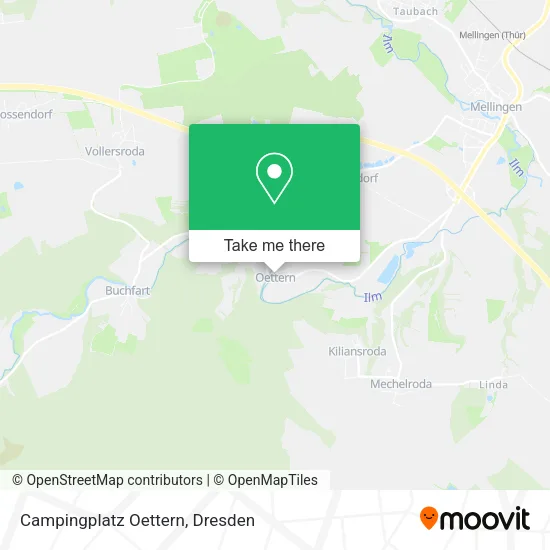 Карта Campingplatz Oettern