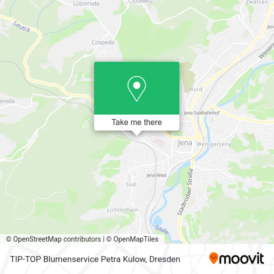 Карта TIP-TOP Blumenservice Petra Kulow