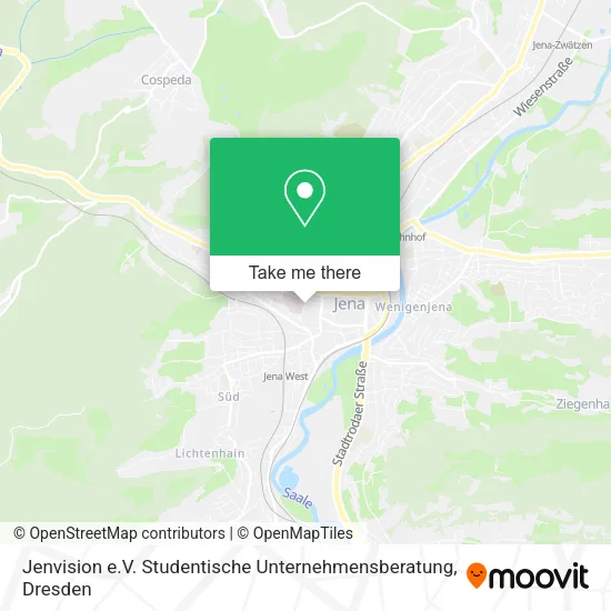 Карта Jenvision e.V. Studentische Unternehmensberatung