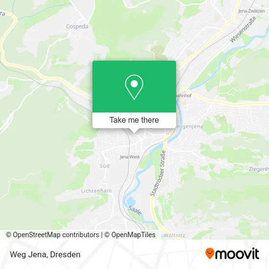 Карта Weg Jena