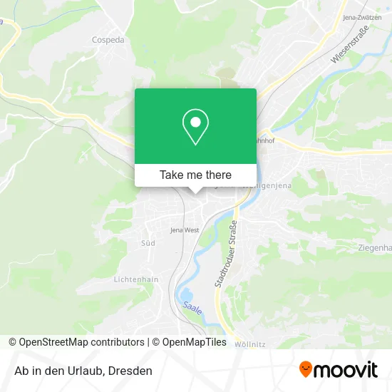 Карта Ab in den Urlaub