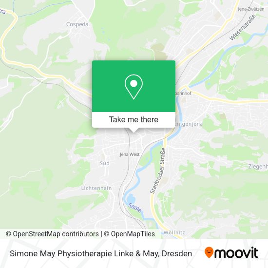 Карта Simone May Physiotherapie Linke & May