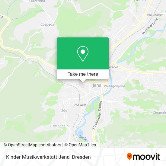 Карта Kinder Musikwerkstatt Jena