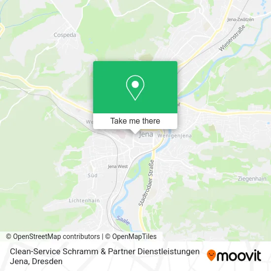 Карта Clean-Service Schramm & Partner Dienstleistungen Jena