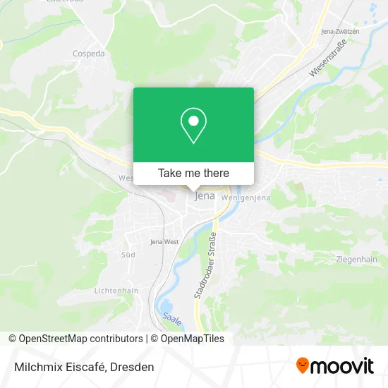 Карта Milchmix Eiscafé