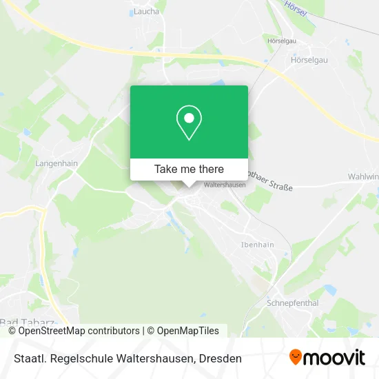 Карта Staatl. Regelschule Waltershausen