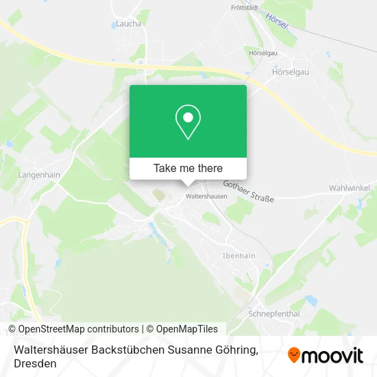Карта Waltershäuser Backstübchen Susanne Göhring