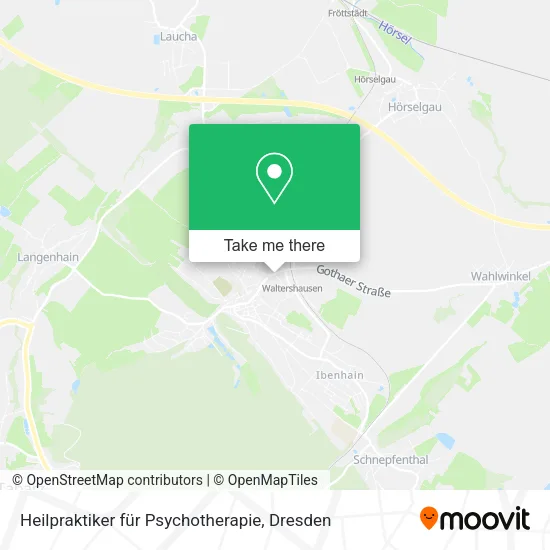 Карта Heilpraktiker für Psychotherapie