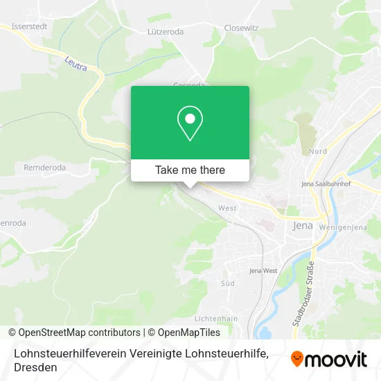 Карта Lohnsteuerhilfeverein Vereinigte Lohnsteuerhilfe