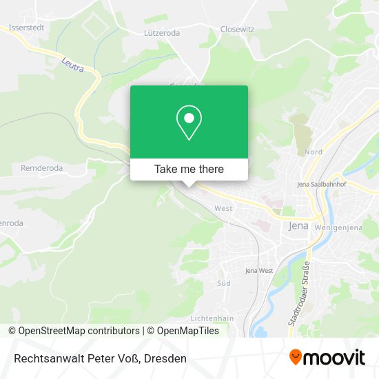Карта Rechtsanwalt Peter Voß