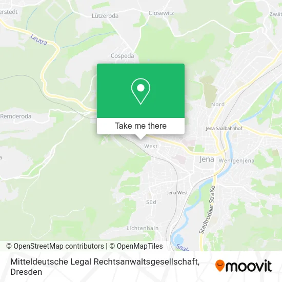 Mitteldeutsche Legal Rechtsanwaltsgesellschaft map