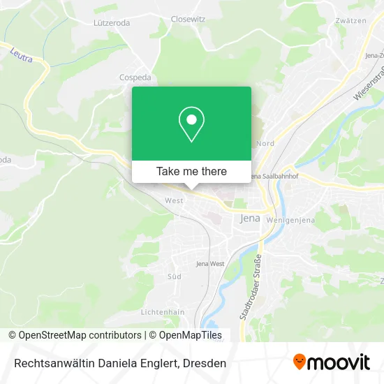 Карта Rechtsanwältin Daniela Englert
