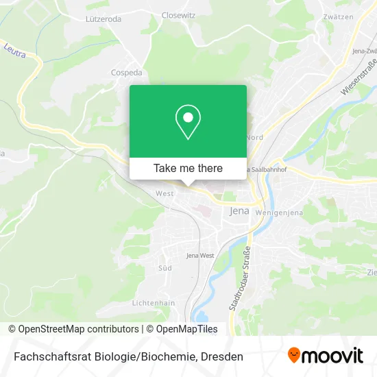 Карта Fachschaftsrat Biologie / Biochemie