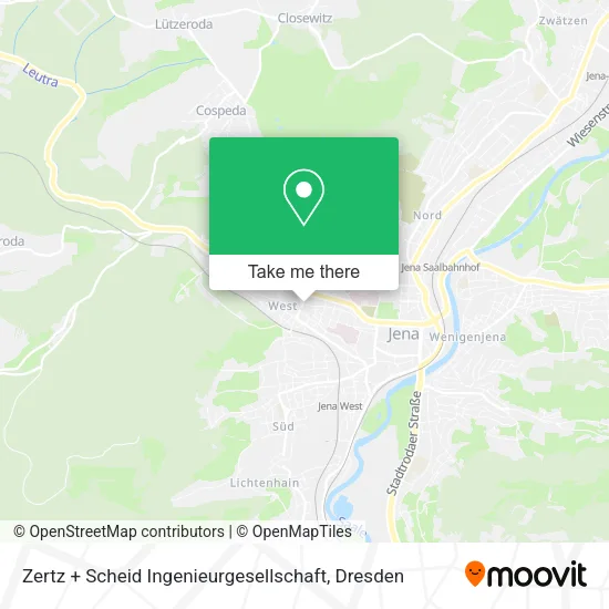 Карта Zertz + Scheid Ingenieurgesellschaft