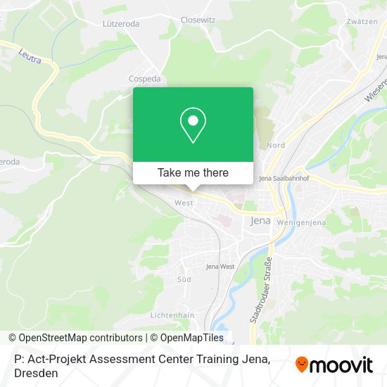 Карта P: Act-Projekt Assessment Center Training Jena