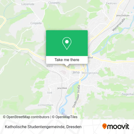 Карта Katholische Studentengemeinde