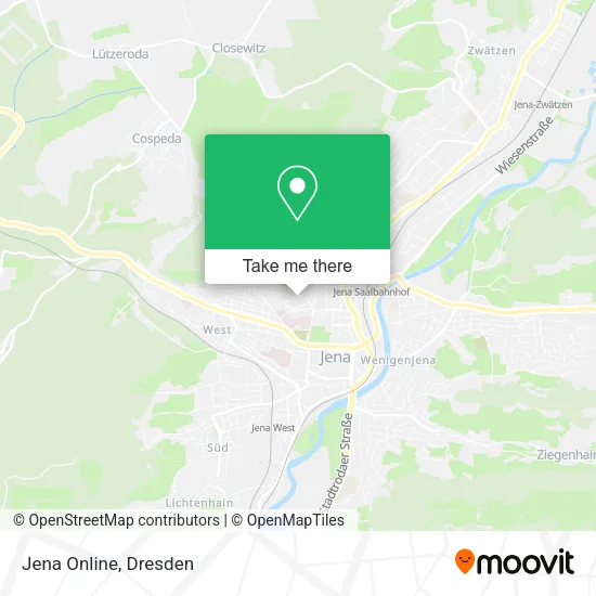 Карта Jena Online
