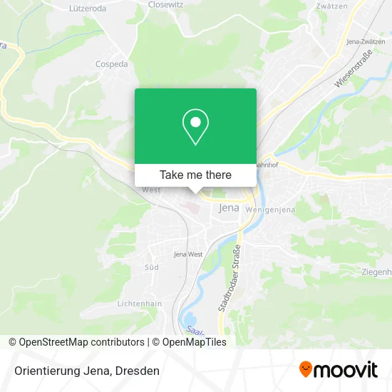 Карта Orientierung Jena