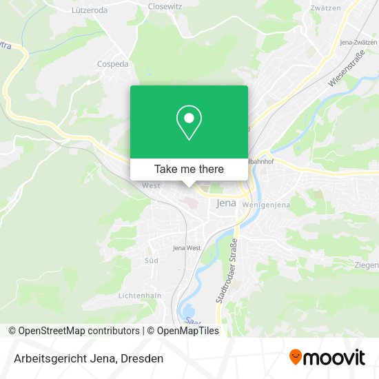 Карта Arbeitsgericht Jena