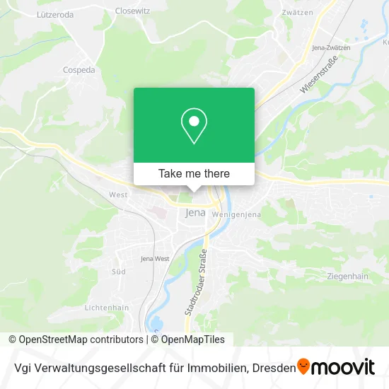 Карта Vgi Verwaltungsgesellschaft für Immobilien