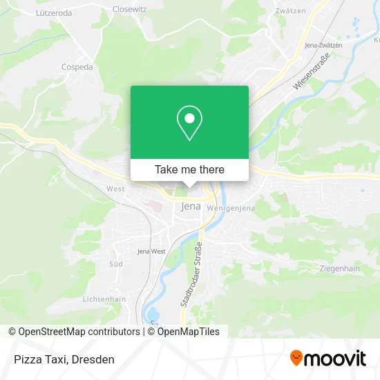 Карта Pizza Taxi