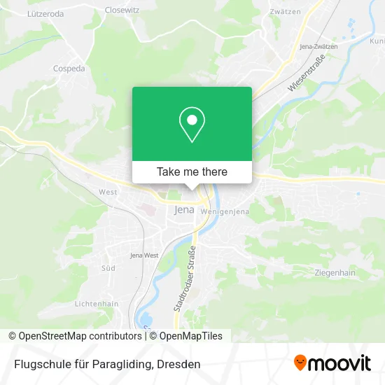 Карта Flugschule für Paragliding
