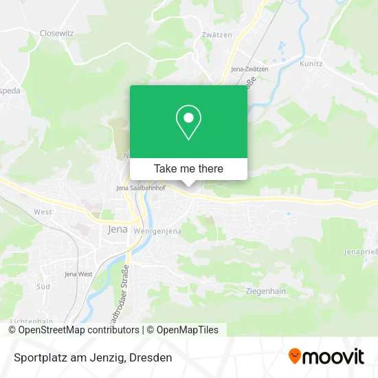 Карта Sportplatz am Jenzig