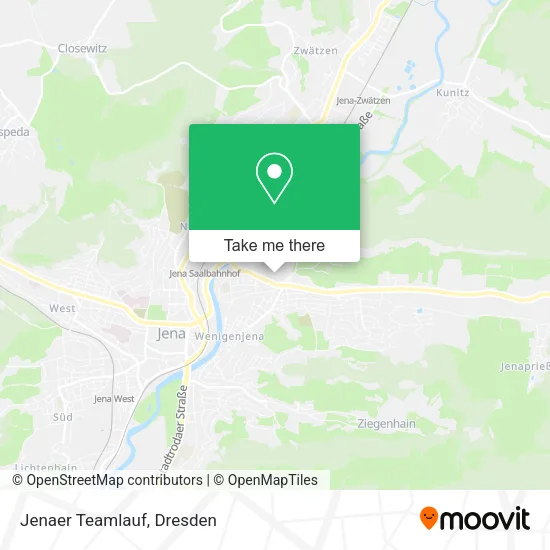 Карта Jenaer Teamlauf