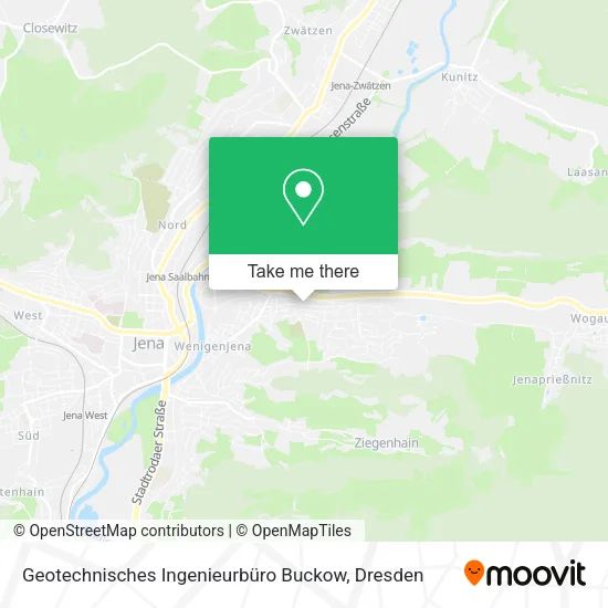 Карта Geotechnisches Ingenieurbüro Buckow