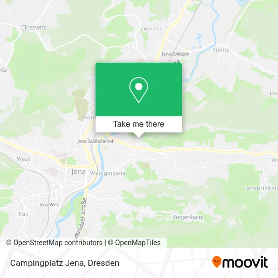Карта Campingplatz Jena