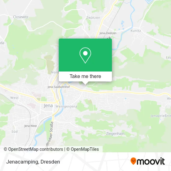 Карта Jenacamping