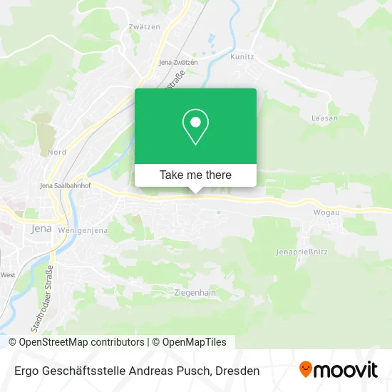 Карта Ergo Geschäftsstelle Andreas Pusch