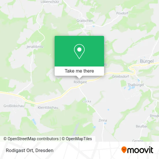 Карта Rodigast Ort