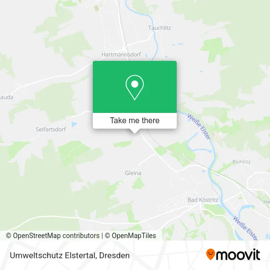 Карта Umweltschutz Elstertal