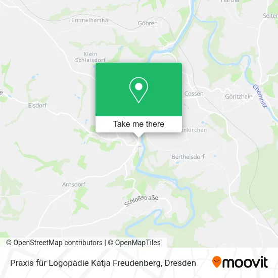 Карта Praxis für Logopädie Katja Freudenberg