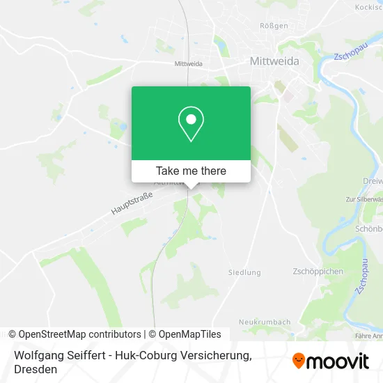 Карта Wolfgang Seiffert - Huk-Coburg Versicherung