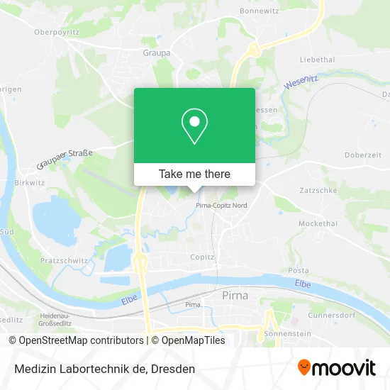 Карта Medizin Labortechnik de