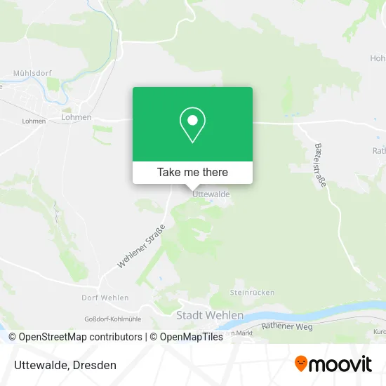 Карта Uttewalde