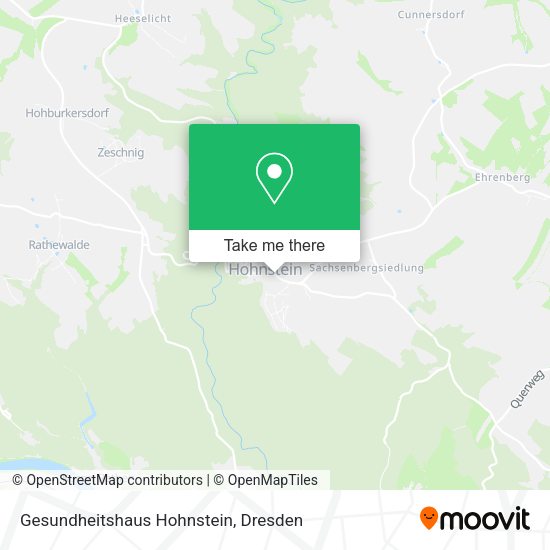 Карта Gesundheitshaus Hohnstein