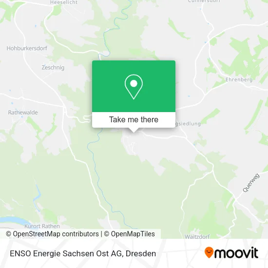 Карта ENSO Energie Sachsen Ost AG