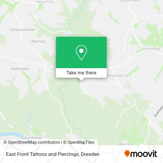 Карта East Front Tattoos and Piercings