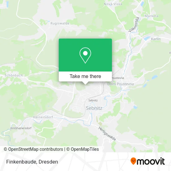 Карта Finkenbaude