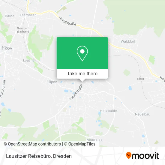 Карта Lausitzer Reisebüro