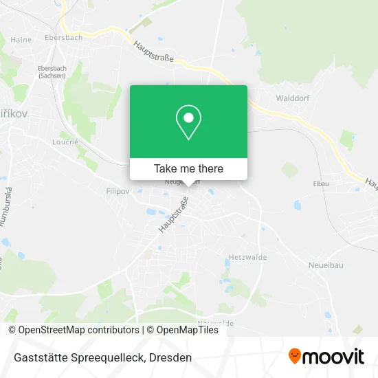 Карта Gaststätte Spreequelleck