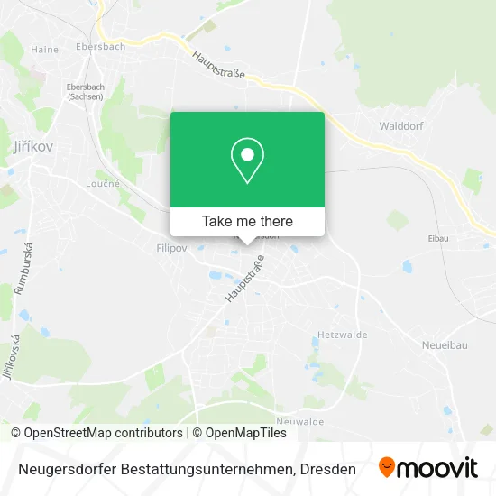 Карта Neugersdorfer Bestattungsunternehmen