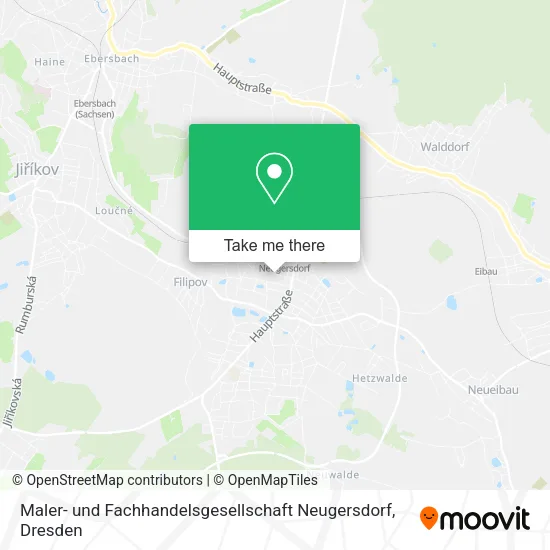 Карта Maler- und Fachhandelsgesellschaft Neugersdorf