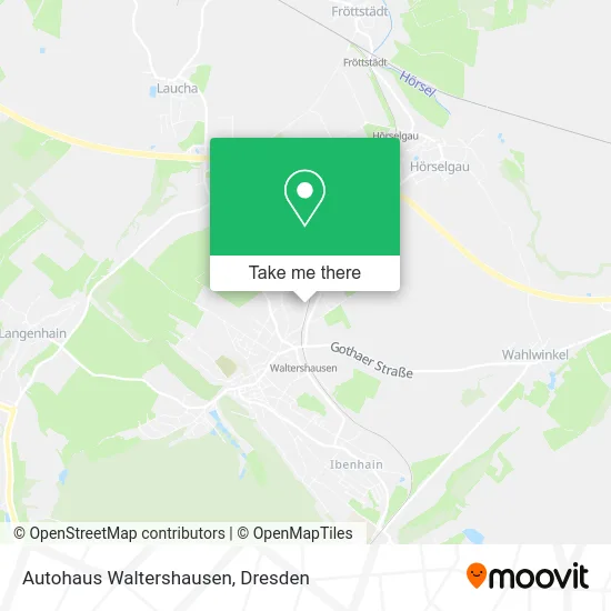 Карта Autohaus Waltershausen
